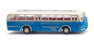 Wiking 072003 - H0 - Büssing Trambus - himmelblau/beige
